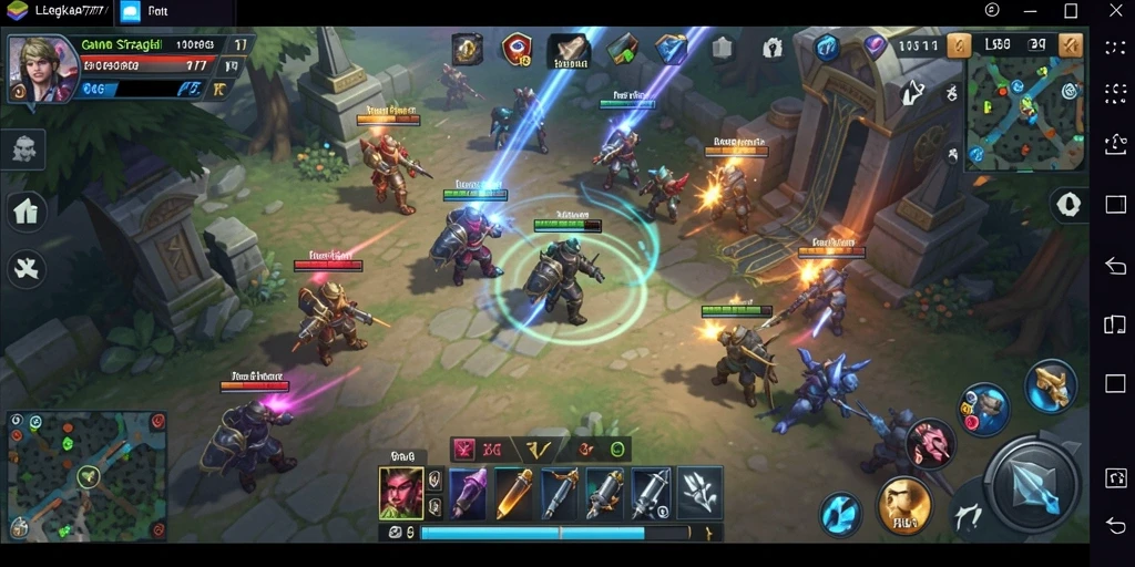 Tampilan menarik gameplay strategi LENGKAP777 saat mengelola kerajaan.